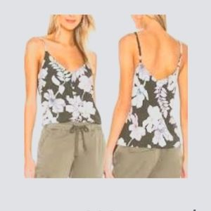 Sanctuary gray floral camisole tank top. Size XL